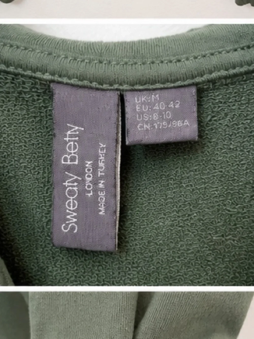 Sweaty Betty Olive Green Hooded Pullover Sweater